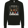 Guitar Important Choices Guitarist Music Kids Sweatshirt Jumper Black