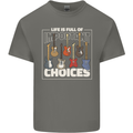 Guitar Important Choices Guitarist Music Kids T-Shirt Childrens Charcoal