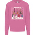 Guitar Important Choices Guitarist Music Mens Sweatshirt Jumper Azalea