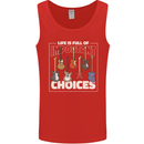 Guitar Important Choices Guitarist Music Mens Vest Tank Top Red