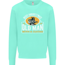 Guitar Never Underestimate an Old Man Mens Sweatshirt Jumper Peppermint