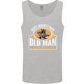 Guitar Never Underestimate an Old Man Mens Vest Tank Top Sports Grey