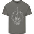 Guitar Notes Electirc Guitarist Player Rock Kids T-Shirt Childrens Charcoal