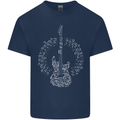 Guitar Notes Electirc Guitarist Player Rock Kids T-Shirt Childrens Navy Blue