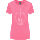 Guitar Notes Electirc Guitarist Player Rock Womens Wider Cut T-Shirt Azalea