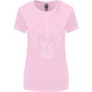 Guitar Notes Electirc Guitarist Player Rock Womens Wider Cut T-Shirt Light Pink