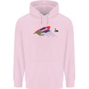 Guitar Perspective Guitarist Bass Electric Childrens Kids Hoodie Light Pink