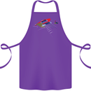 Guitar Perspective Guitarist Bass Electric Cotton Apron 100% Organic Purple