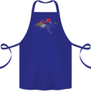 Guitar Perspective Guitarist Bass Electric Cotton Apron 100% Organic Royal Blue