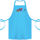 Guitar Perspective Guitarist Bass Electric Cotton Apron 100% Organic Turquoise