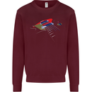 Guitar Perspective Guitarist Bass Electric Kids Sweatshirt Jumper Maroon