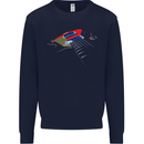 Guitar Perspective Guitarist Bass Electric Kids Sweatshirt Jumper Navy Blue
