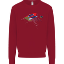 Guitar Perspective Guitarist Bass Electric Kids Sweatshirt Jumper Red