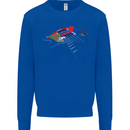 Guitar Perspective Guitarist Bass Electric Kids Sweatshirt Jumper Royal Blue