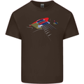 Guitar Perspective Guitarist Bass Electric Kids T-Shirt Childrens Chocolate