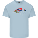 Guitar Perspective Guitarist Bass Electric Kids T-Shirt Childrens Light Blue