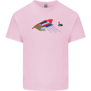 Guitar Perspective Guitarist Bass Electric Kids T-Shirt Childrens Light Pink