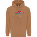 Guitar Perspective Guitarist Bass Electric Mens 80% Cotton Hoodie Caramel Latte