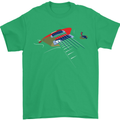 Guitar Perspective Guitarist Bass Electric Mens T-Shirt Cotton Gildan Irish Green