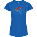 Guitar Perspective Guitarist Bass Electric Womens Petite Cut T-Shirt Royal Blue
