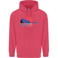 Guitar Reflection Guitarist Acoustic Bass Childrens Kids Hoodie Heliconia