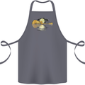 Guitar Reflection Guitarist Bass Acoustic Cotton Apron 100% Organic Steel