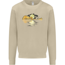Guitar Reflection Guitarist Bass Acoustic Mens Sweatshirt Jumper Sand