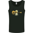 Guitar Reflection Guitarist Bass Acoustic Mens Vest Tank Top Black