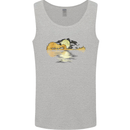 Guitar Reflection Guitarist Bass Acoustic Mens Vest Tank Top Sports Grey