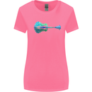 Guitar Reflection Guitarist Bass Acoustic Womens Wider Cut T-Shirt Azalea