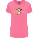 Guitar Reflection Guitarist Bass Acoustic Womens Wider Cut T-Shirt Azalea