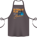 Guitar Retirement Plan Guitarist Acoustic Cotton Apron 100% Organic Dark Grey