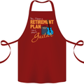 Guitar Retirement Plan Guitarist Acoustic Cotton Apron 100% Organic Maroon