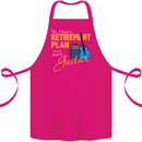 Guitar Retirement Plan Guitarist Acoustic Cotton Apron 100% Organic Pink