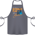 Guitar Retirement Plan Guitarist Acoustic Cotton Apron 100% Organic Steel