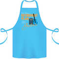 Guitar Retirement Plan Guitarist Acoustic Cotton Apron 100% Organic Turquoise