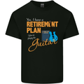 Guitar Retirement Plan Guitarist Acoustic Mens Cotton T-Shirt Tee Top Black