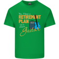 Guitar Retirement Plan Guitarist Acoustic Mens Cotton T-Shirt Tee Top Irish Green