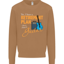 Guitar Retirement Plan Guitarist Acoustic Mens Sweatshirt Jumper Caramel Latte