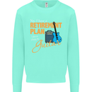Guitar Retirement Plan Guitarist Acoustic Mens Sweatshirt Jumper Peppermint