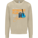 Guitar Retirement Plan Guitarist Acoustic Mens Sweatshirt Jumper Sand
