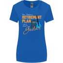 Guitar Retirement Plan Guitarist Acoustic Womens Wider Cut T-Shirt Royal Blue