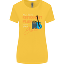 Guitar Retirement Plan Guitarist Acoustic Womens Wider Cut T-Shirt Yellow