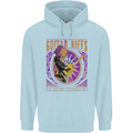 Guitar Riffs Are My Language Guitarist Childrens Kids Hoodie Light Blue