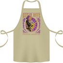 Guitar Riffs Are My Language Guitarist Cotton Apron 100% Organic Khaki