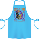 Guitar Riffs Are My Language Guitarist Cotton Apron 100% Organic Turquoise