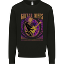 Guitar Riffs Are My Language Guitarist Kids Sweatshirt Jumper Black