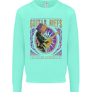 Guitar Riffs Are My Language Guitarist Kids Sweatshirt Jumper Peppermint