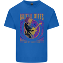 Guitar Riffs Are My Language Guitarist Kids T-Shirt Childrens Royal Blue