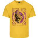 Guitar Riffs Are My Language Guitarist Kids T-Shirt Childrens Yellow